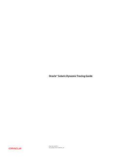 Oracle Solaris Dynamic Tracing Guide - doc