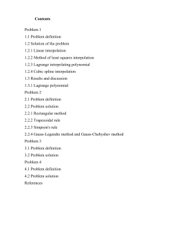 2.2 Problem solution