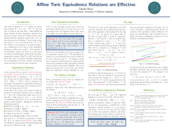 Affine Toric Equivalence Relations are Effective