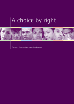A choice by right - British Association of Social Workers