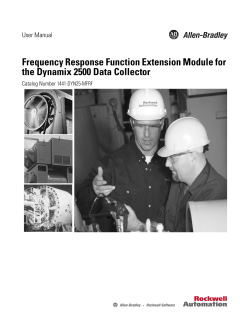 Frequency Response Function Extension Module for the Dynamix