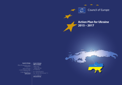 Action Plan for Ukraine 2015 – 2017 - Coe