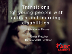 Scottish Strategy for Autism Transitions Work Group
