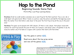 Hop to the Pond - This Reading Mama