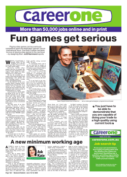 Fun games get serious