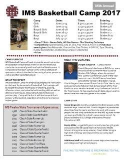 IMS Basketball Camp 2017