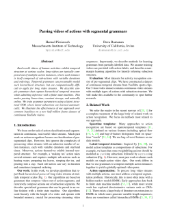 Parsing videos of actions with segmental grammars