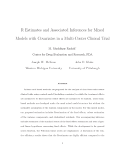 R Estimates and Associated Inferences for Mixed Models with