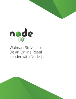 Walmart Strives to Be an Online Retail Leader with Node.js