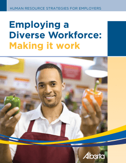Employing a Diverse Workforce: Making it Work