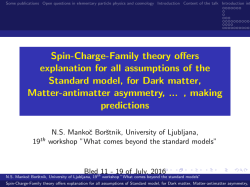 @let@token Spin-Charge-Family theory offers explanation for all
