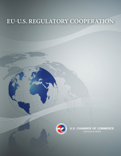 eu-us regulatory cooperation