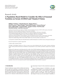 A Population-Based Model to Consider the Effect of Seasonal