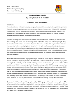 Polis and Ptolemy - Circuits and Systems