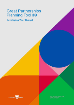 9 How to Develop a Budget