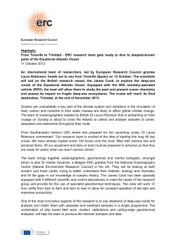 Highlight: From Tenerife to Trinidad