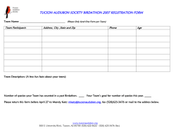 Please Only Send One Form per Team