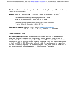 Neural Evidence of the Strategic Choice Between Working