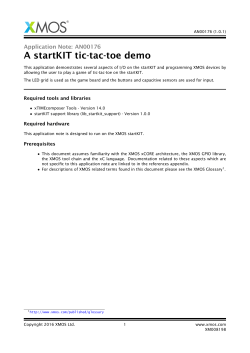 A startKIT tic-tac-toe demo