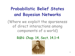 Probabilistic Beliefs
