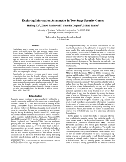 Exploring Information Asymmetry in Two