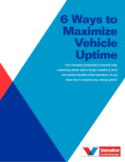 6 Ways to Maximize Vehicle Uptime