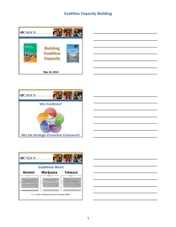 Building Coalition Capacity