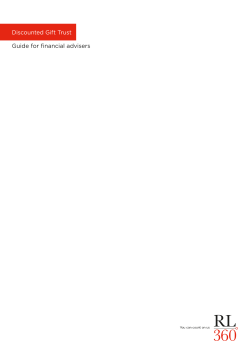 Discounted Gift Trust Guide for financial advisers