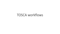 TOSCA workflows