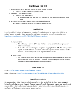 Configure ICD-10