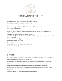 The Intercoiffure - Education for Life -school