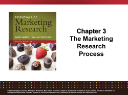 Exploring Marketing Research 10e