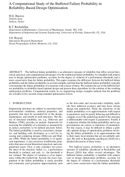A Computational Study of the Buffered Failure Probability in