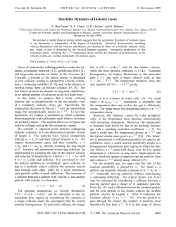 Shocklike Dynamics of Inelastic Gases