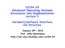 Lecture 1: Course Introduction and Overview