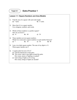 Extra Practice 1 Answers