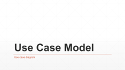 Use Case Model