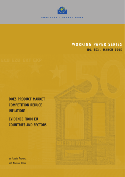 Does product market competition reduce inflation?