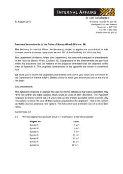 Dear XXXXXX - Department of Internal Affairs