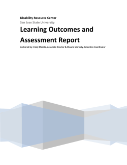 2007&ndash;08 Learning Outcomes and Assessment Report
