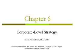 Unrelated Diversification