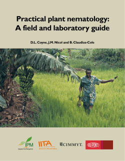 Practical plant nematology: A field and laboratory guide