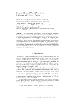 Improved Second-Order Bounds for Prediction with