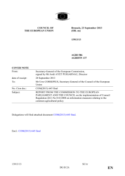 Delegations will find attached document COM(2013) 645 final. Encl