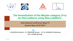 (V-n) by their patterns using Nooj platform