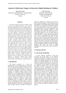 Analysis of Motivation Triggers in Interactive Digital Reading for