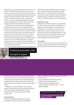 ELA Briefing May 2015