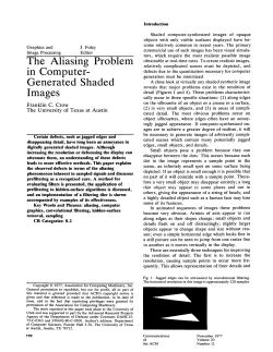 The Aliasing Problem in Computer