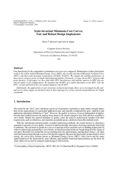 Scale-Invariant Minimum-Cost Curves: Fair and Robust