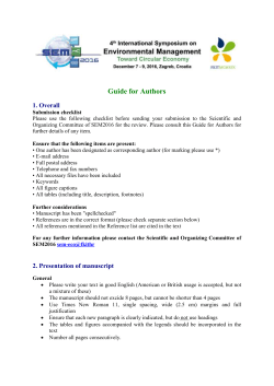 instructions for full papers - sem-eco